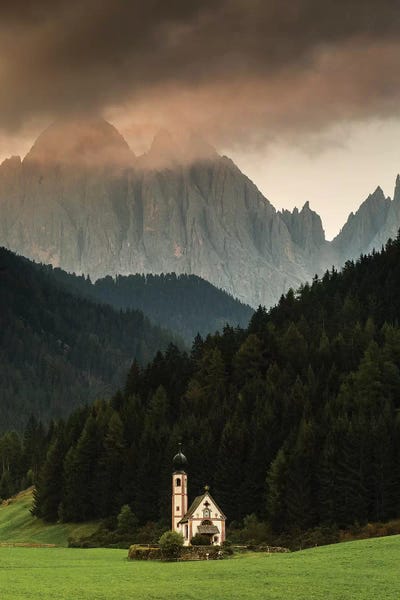 Dolomites Val di Funes Italy Giclee Canvas Picture Art 